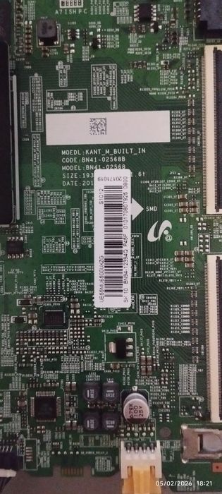 Samsung curvA  ue55mu6505u peças