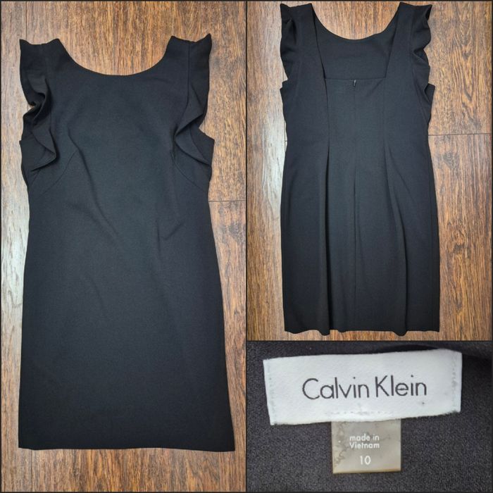 Calvin Klein oryginalna czarna sukienka rozmiar 10