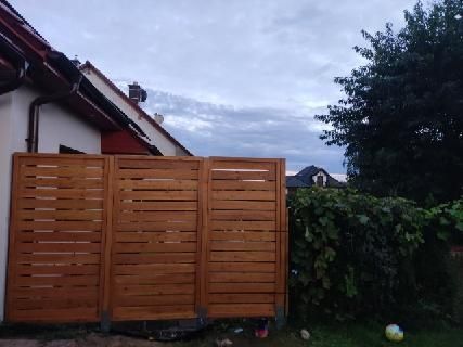 Pergola, płot, parawan, wiatrownica, przęsło, panel modrzewiowe masywn