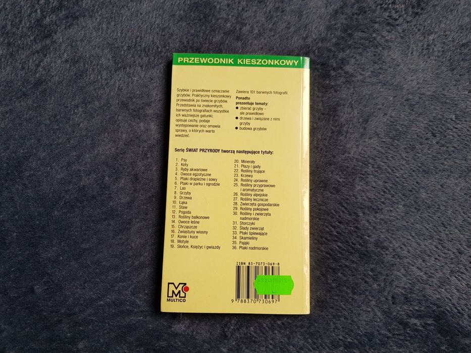 Grzyby - przewodnik kieszonkowy, jadalne i trujące, grzybobranie