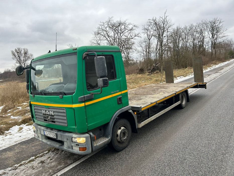 Man TGL 12.180 laweta autolaweta pomoc drogowa zamiana 6,5 tony ladown