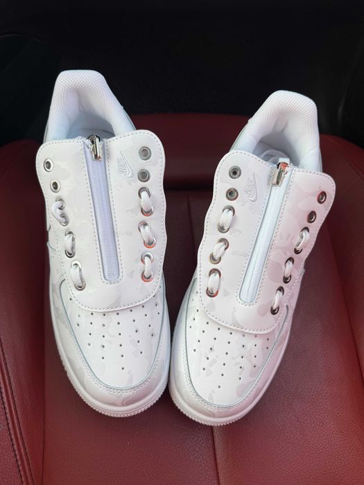 (БЕЗ ПЕРЕДОПЛАТИ) Nike Air Force 1 Shroud White Camo найк аір камуфляж