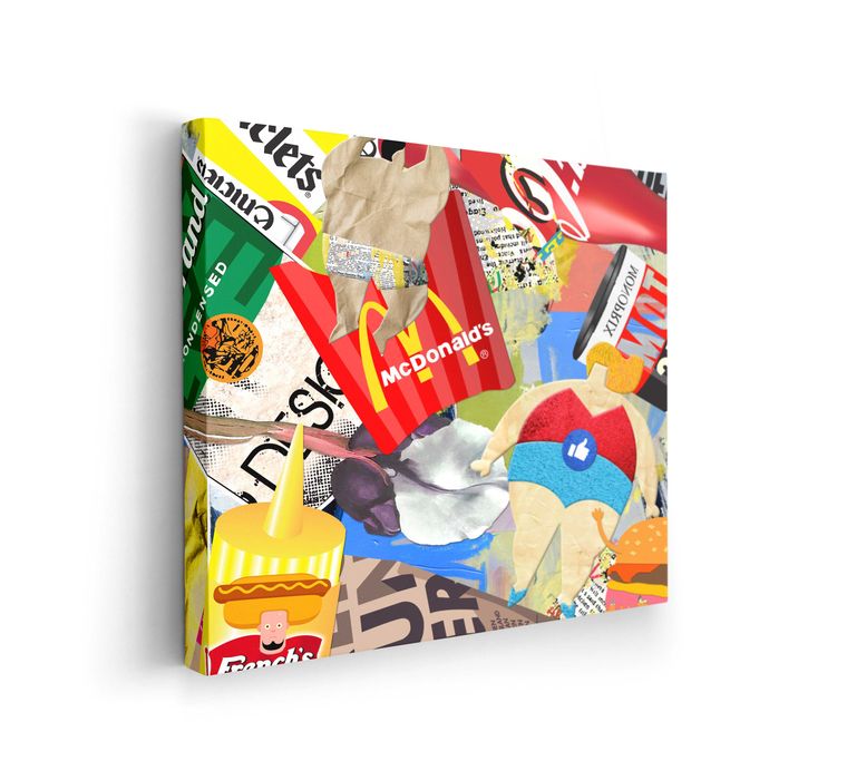 Conjunto 3 telas 50x50cm