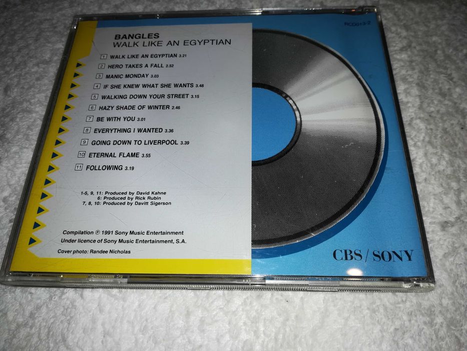 the bangles (walk like an egyptian) música/cd