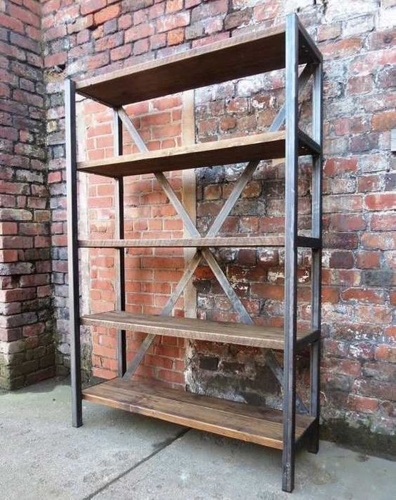 Стеллаж полки металл дерево: 4 000 грн. - Офисная мебель Одесса на Olx