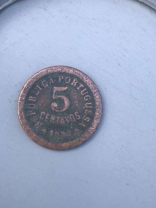 Moedas antigas de vários anos