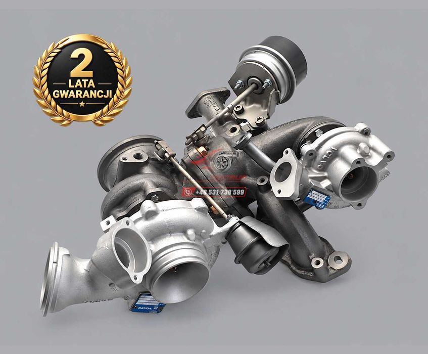 TURBINA Turbosprężarka BiTurbo KKK BorgWarner VOLVO 2.0 D3 D4 150KM 181KM 190KM S60 S90 V40 V60 V70 V90 XC40 XC60 XC70 XC90 18509700013 16359700004