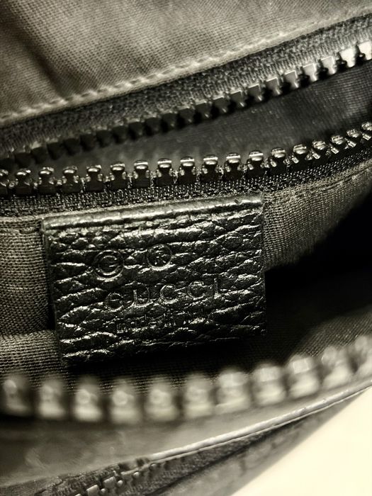Gucci cross shoulder Bag Men Black Monogram