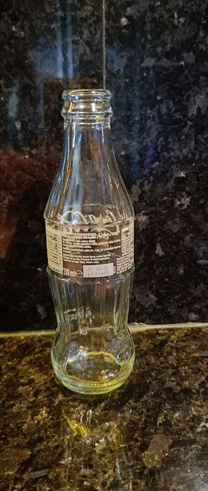 Garrafa de vidro Coca cola