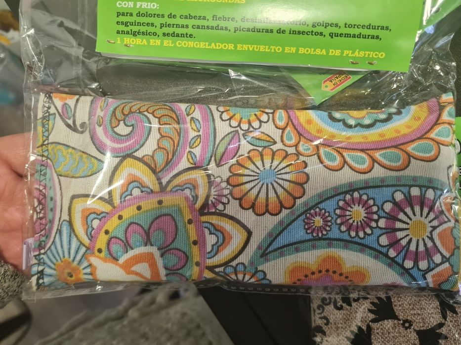 Saco térmico com ervas aromáticas para dores