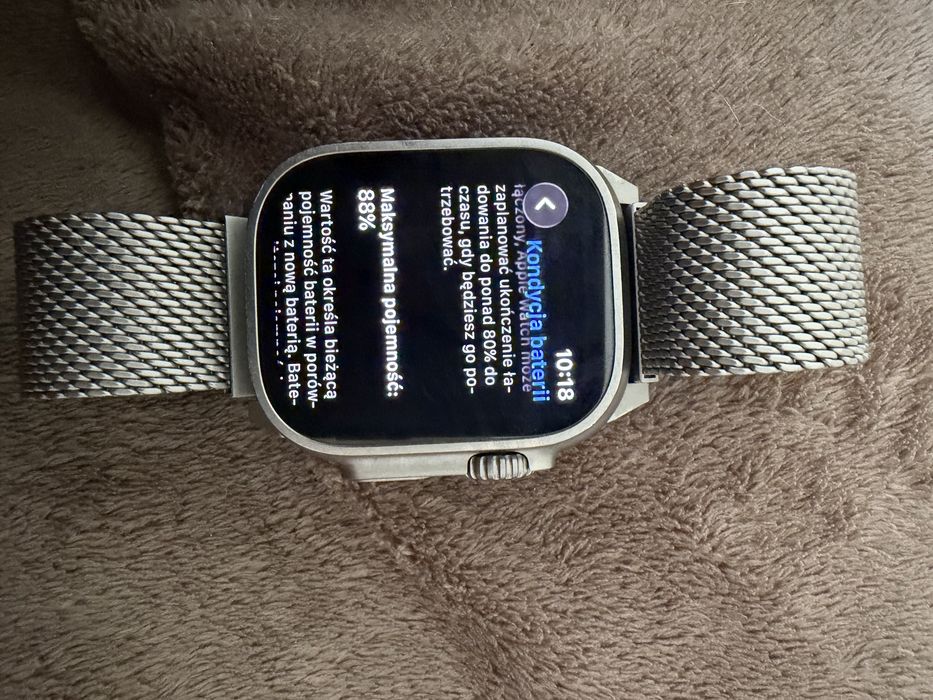 Apple Watch Ultra 1 49mm Titanium LTE | bateria 88% | komplet + 2 paski