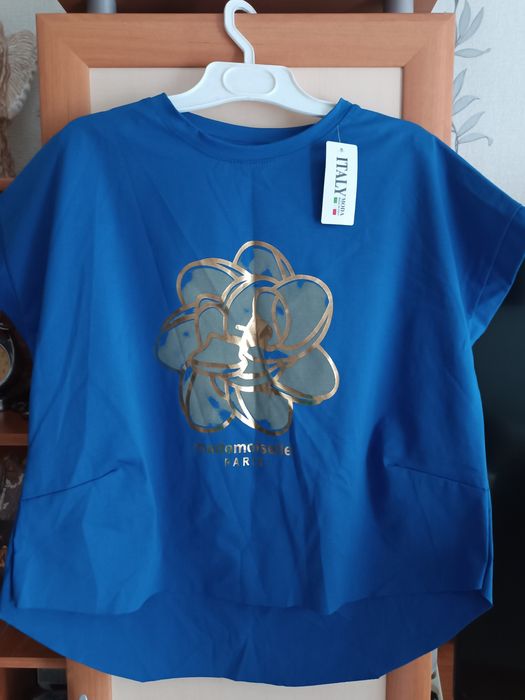 Komplet Mademoiselle Paris chaber oversize.Nowy z metką