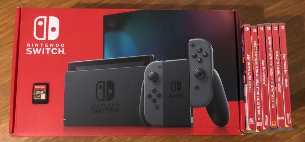 Nintendo Switch V2 e jogos