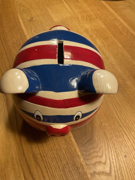 Świnka Skarbonka DUŻA * UNION JACK *