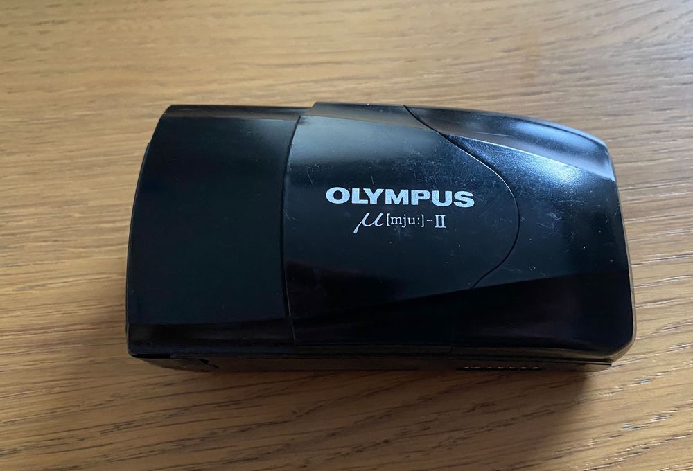 Olympus mju-ii. Czarny. mju-2.