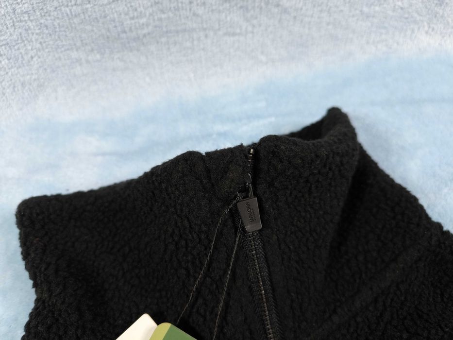 Черный флисовый снуд-манишка Kayoba