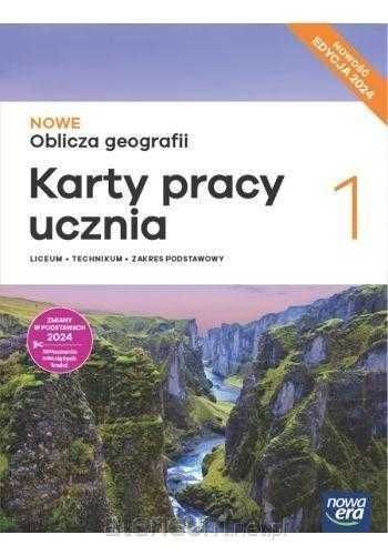 Nowe Oblicza Geografii 1 Karty Pracy + Podręcznik Podstawowy 2024