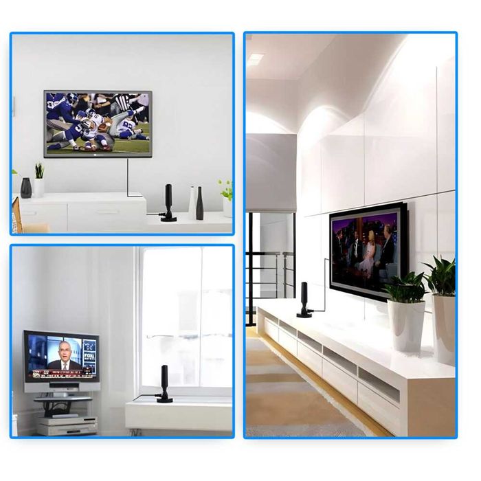 Antena Wewnętrzna do Telewizji Naziemnej VHF 170-230 Mhz FULL HD i 4K.