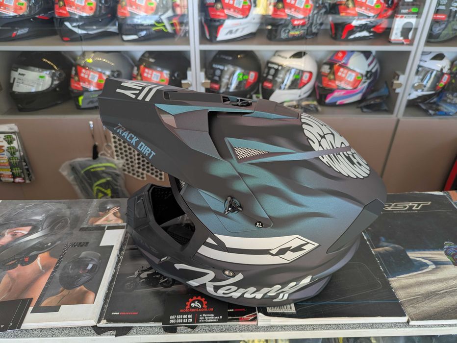 Мото шолом кросовий єндуро Kenny Track Speed мотошолом для мотокросу