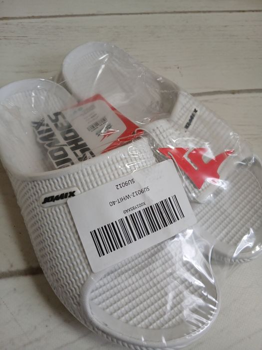 Damskie klapki laczki gumowe lekkie jomix r.40