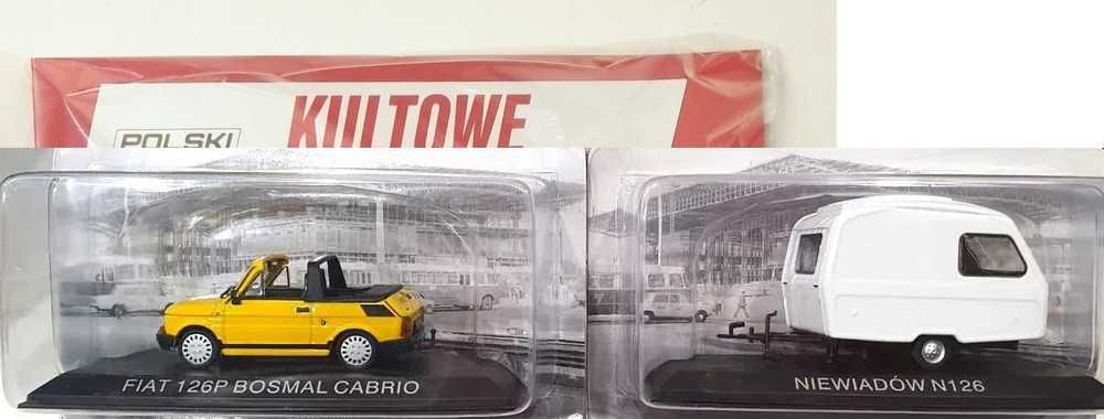 Maluch Bosmal Cabrio NIewiadów N126 Kultowe Maluchy 1:43