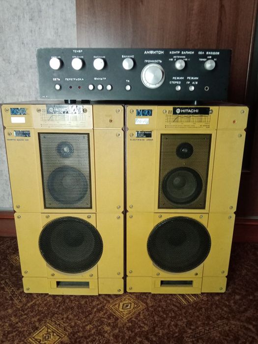 Усилитель и колонки