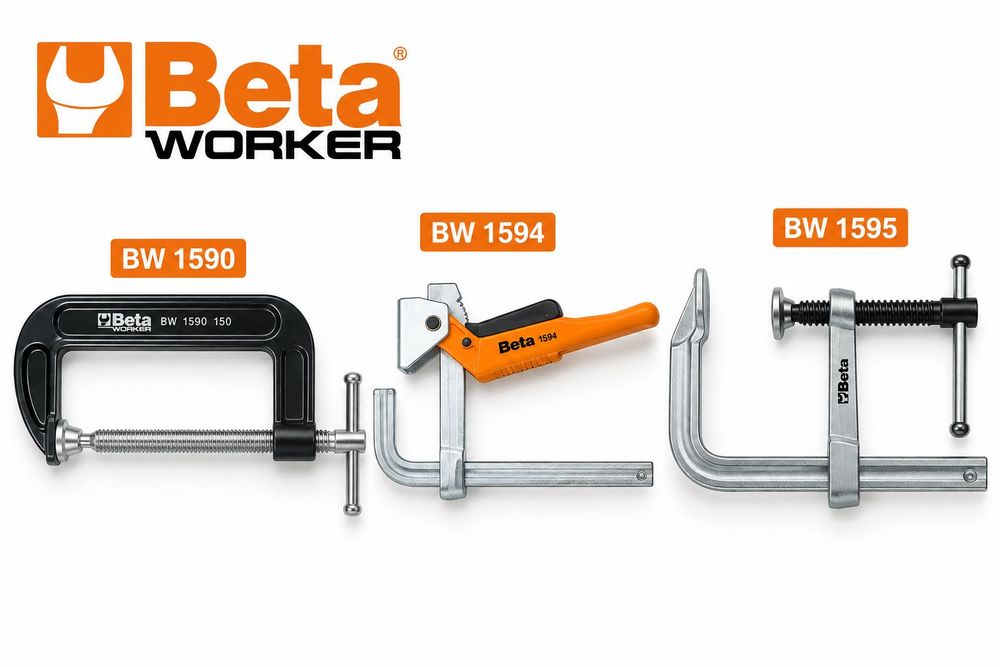 Ściski stolarskie BETA / BETA Worker – różne modele | Hurt / Detal
