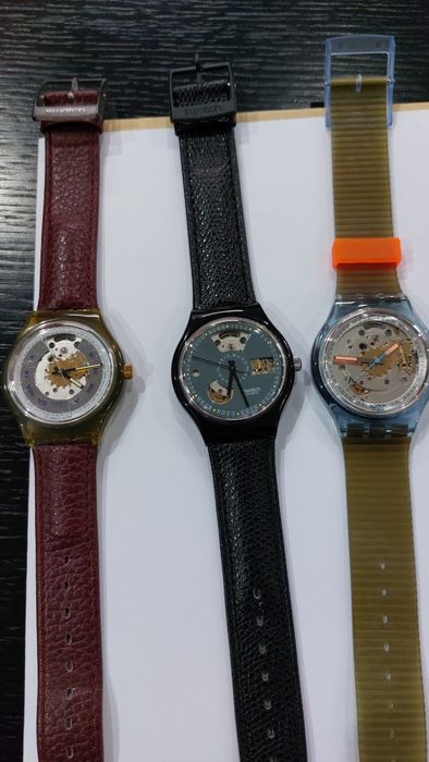 Zegarek  zegarki szwajcarskie swatch 3szt  lata 90-te