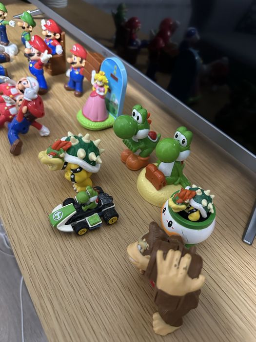 модельки Nintendo Mario Luigi Peach Bowser Donkey Kong Yoshi Mcdonalds