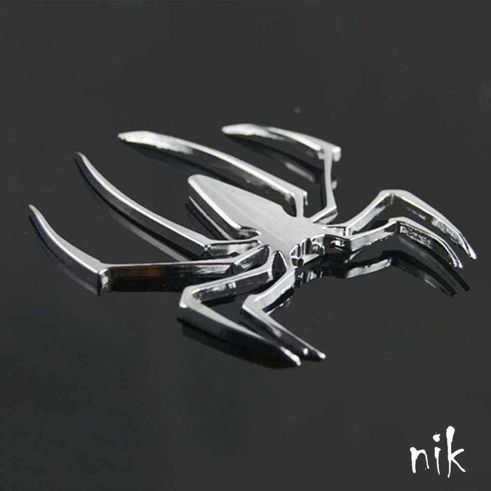 Наклейка на авто/машину об'ємна "павук" на авто, стайлінг, тюнінг