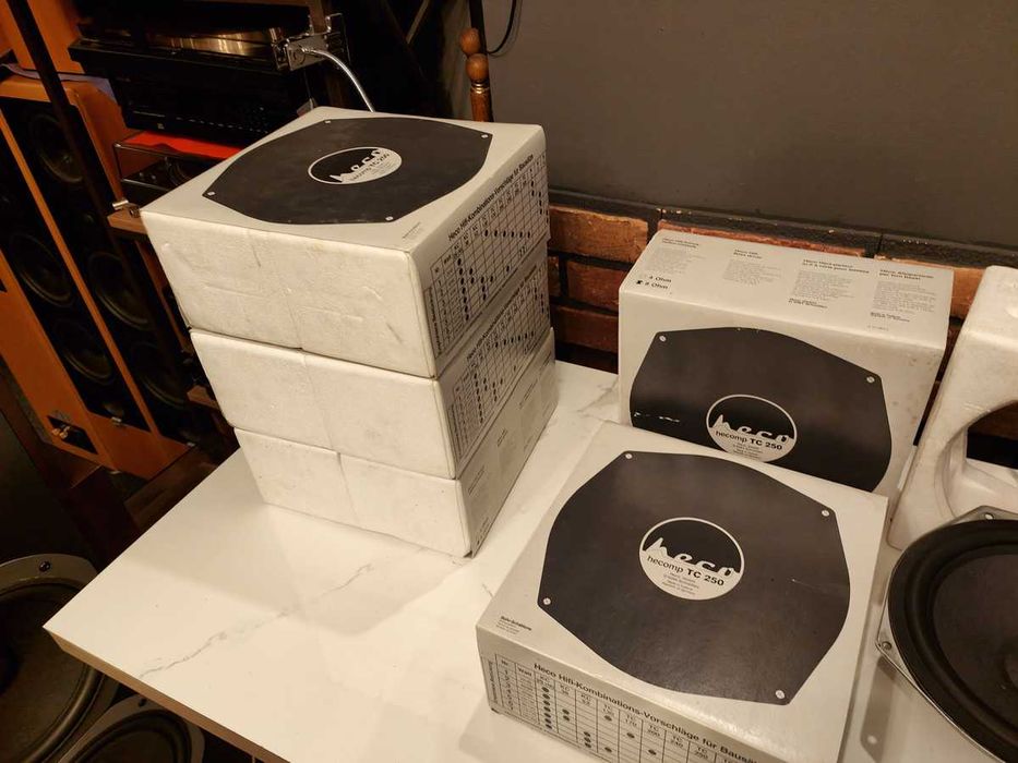 HECO TC 250 HECOMP ! Głośniki niskotonowe 25cm ! Nowe