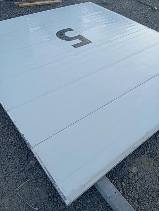 Brama garażowa segmentowa panelowa 320x348 wysoka transport