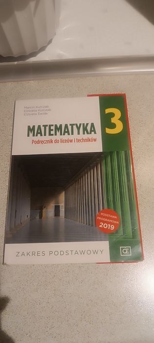 Matematyka klasa 3 podręcznik do liceów i techników zakres podstawowy wydawnictwo Oficyna Edukacyjna
