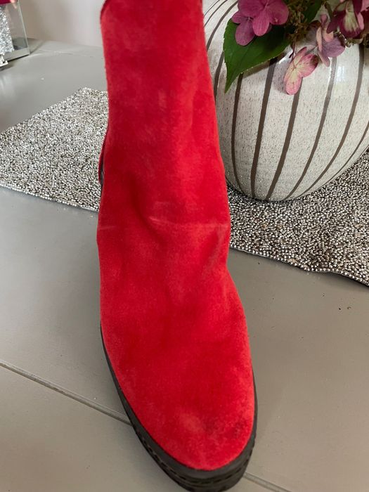 Calvin Klein zamszowe botki r.40