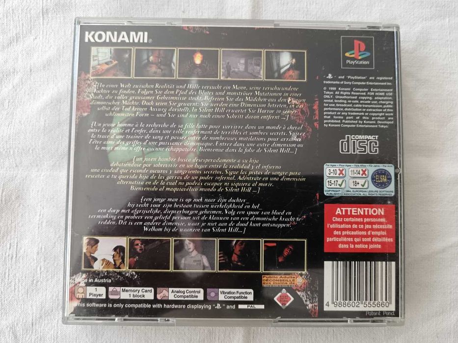 Silent Hill - Black Label [Sony PlayStation, 1999] Completo | Original | PAL Multi