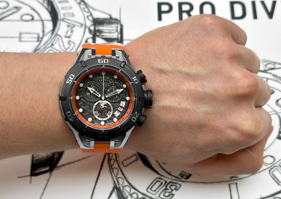 Часы Invicta 45266 Reserve Subaqua Ocean Warrior Swiss 54 мм. 500 MT.