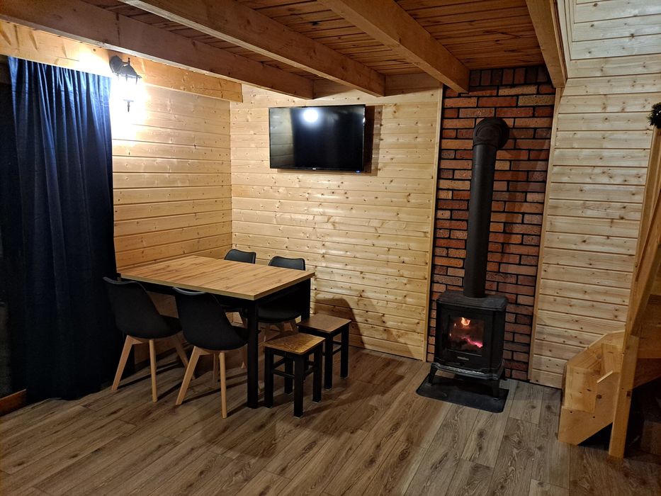 Domek nad jeziorem na Kaszubach na wzgórzu BALIA SAUNA