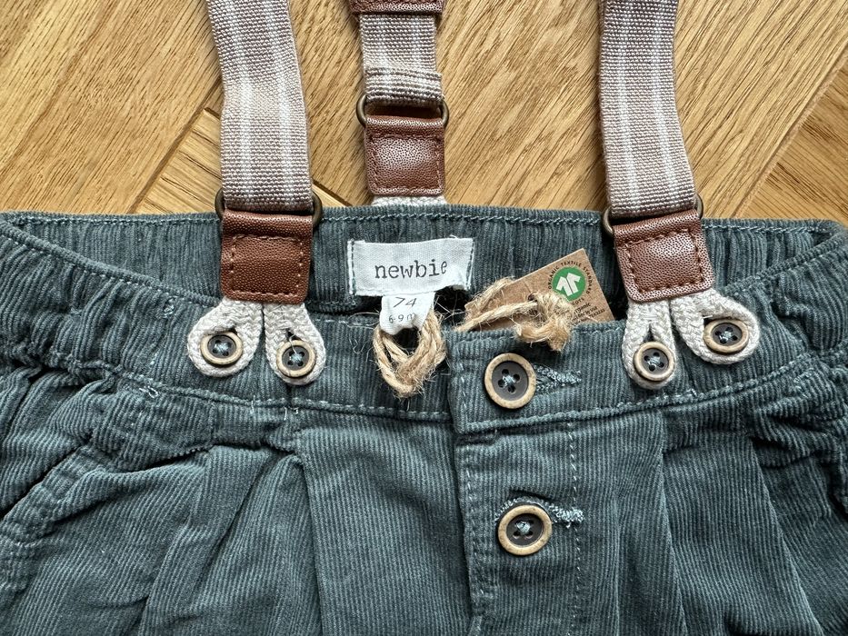 Newbie nowe spodnie r.74