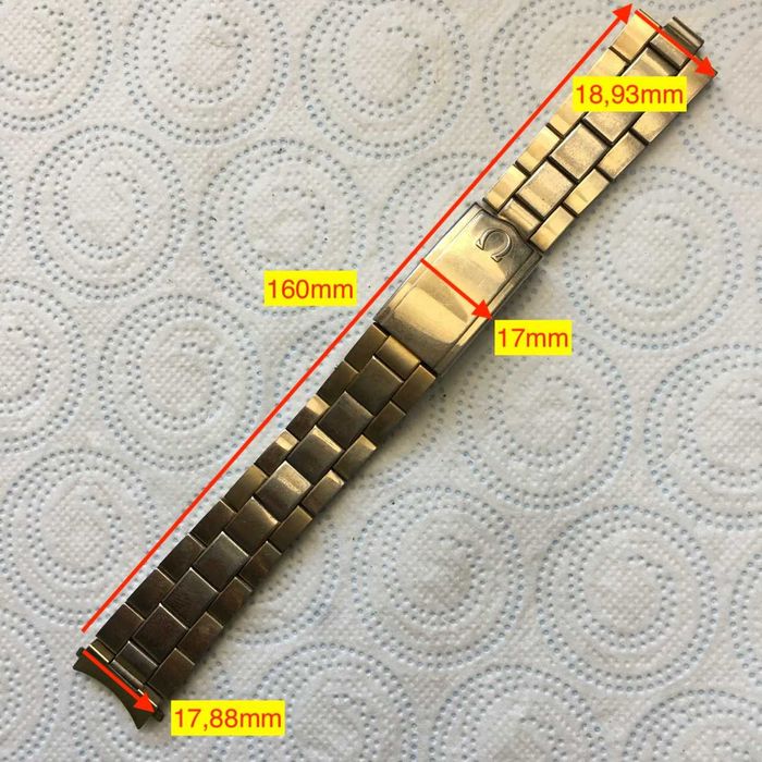 OMEGA Duchess USA 1/40 10K RGP Trim bransoleta używana, brak jednej końcówki