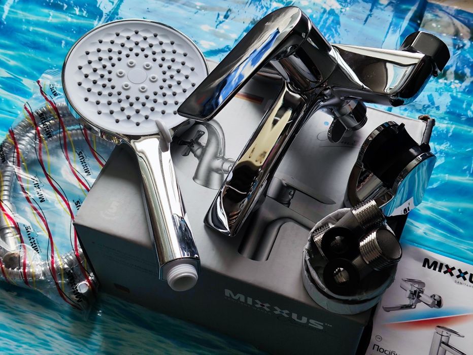 Смеситель, змiшувач для ванны Mixxus Premium DERBY 009 (EURO) латунь