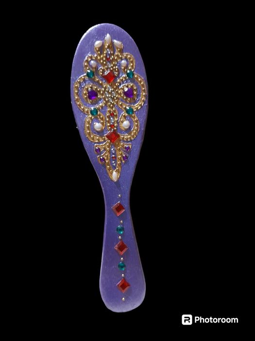 Унікальний гребінець/щітка для волосся "Роксолана" (хенд мейд)