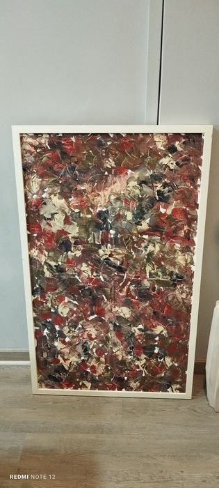 Tela usada, mas em bom estado