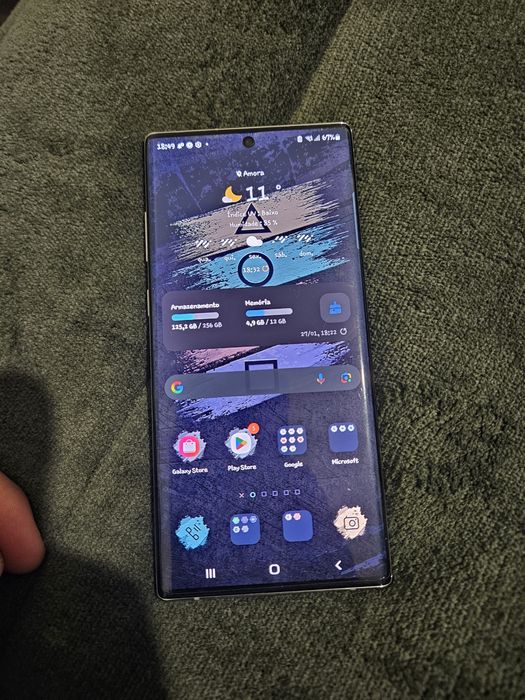 Samsung note 10+ Aura Glow