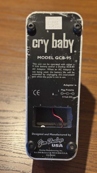 Dunlop GCB-95 limited edition white cry baby kaczka