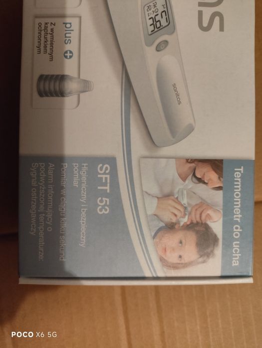 Sanitas Sft 53 termometr do ucha nowy