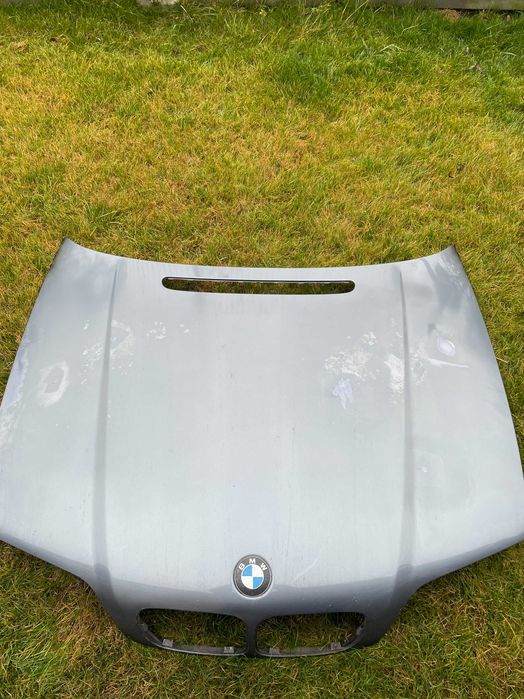 Maska E46 przedlift sedan do lakierowania stahlblau