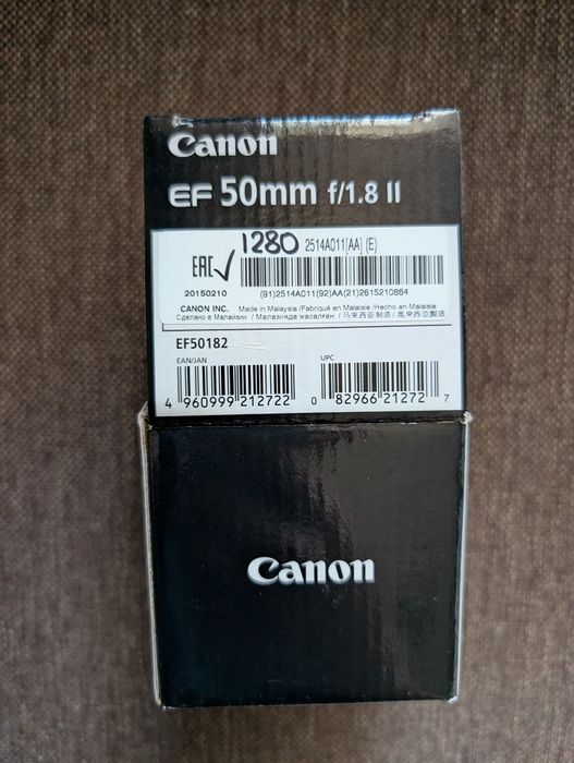 Canon EF 50mm f/1.8 II