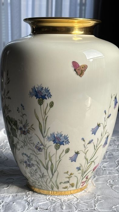 Krautheim Łączka wazon Wiesengrund 25 cm duży