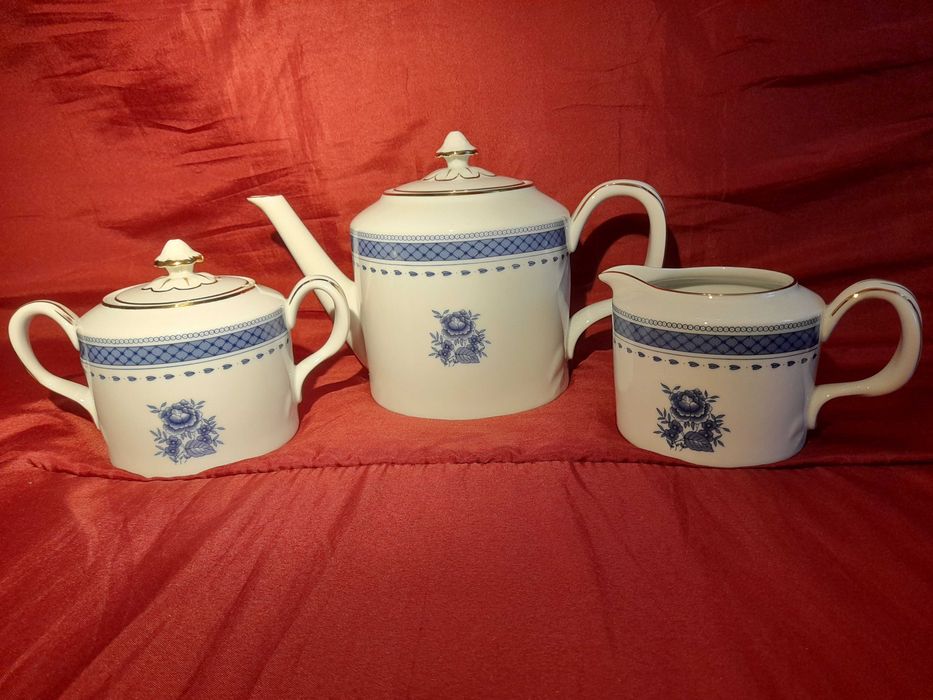 Serviço de chá Vista Alegre Alegre Cozinha Velha