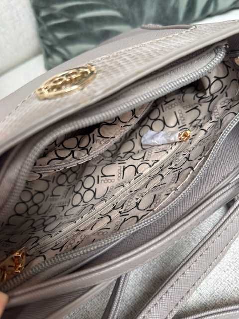 NOBO mała torebka miejska listonoszka C3430 szara nowa z metkami